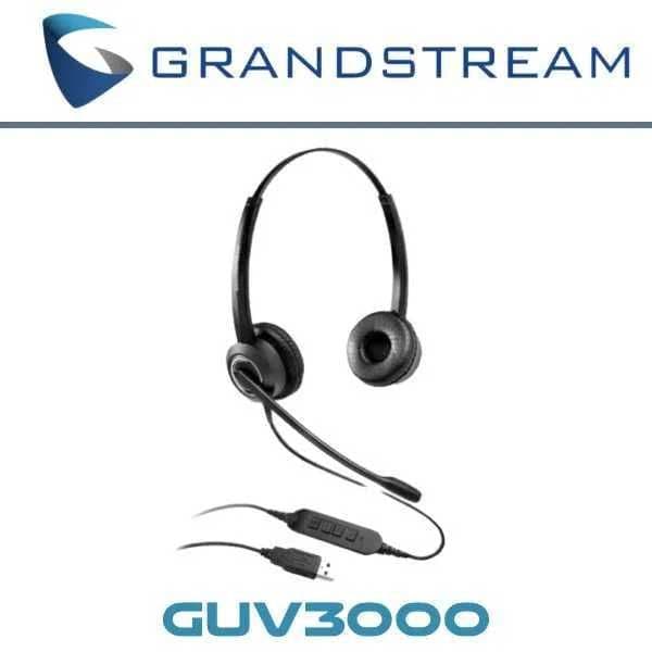 Наушник Grandstream GUV3000 — для колл центра USB с микрофоном — 1