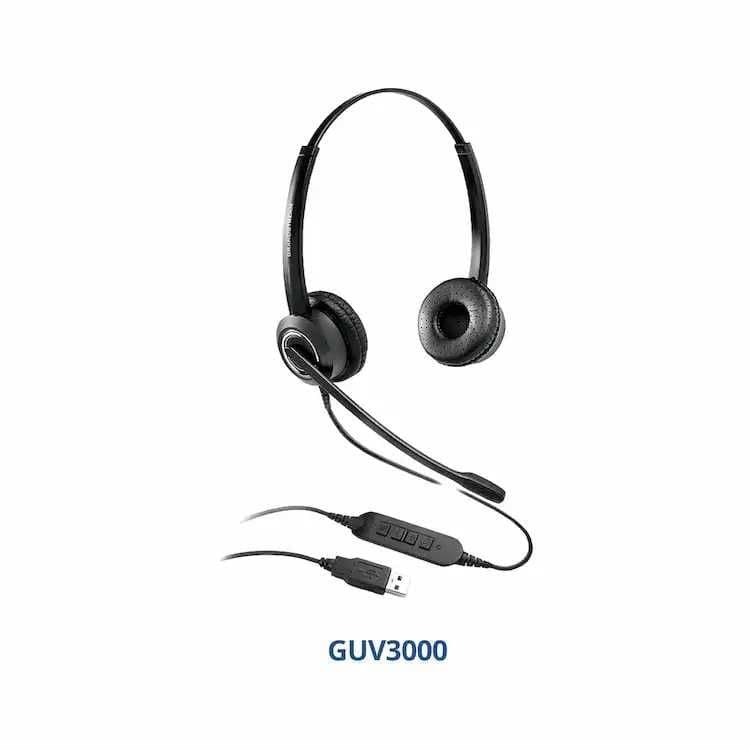 Наушник Grandstream GUV3000 — для колл центра USB с микрофоном — 2
