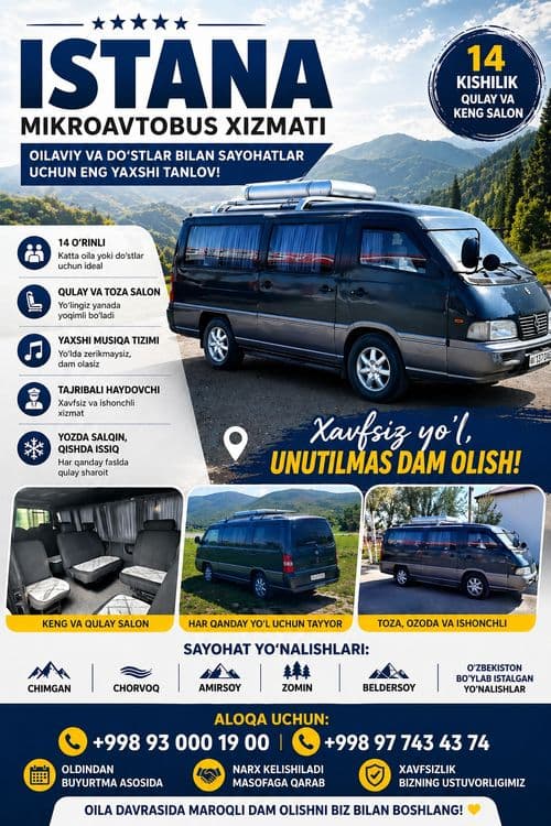 14 kishilik ISTANA mikroavtobus — 1