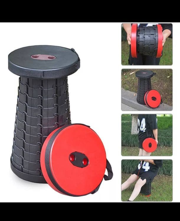 Доставка бесплатная.Складной стул Telescopic stool. — 3