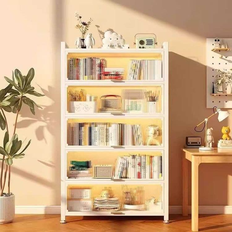 Книжный шкаф с откидной дверцей и защитой от пыли — 2