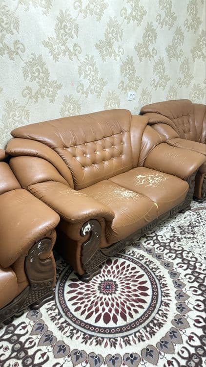 Диван и кресло продается б/у — 2