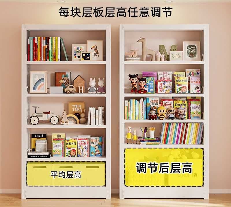 Книжная полка / гостиная / для книг и декора / легко собирается — 5