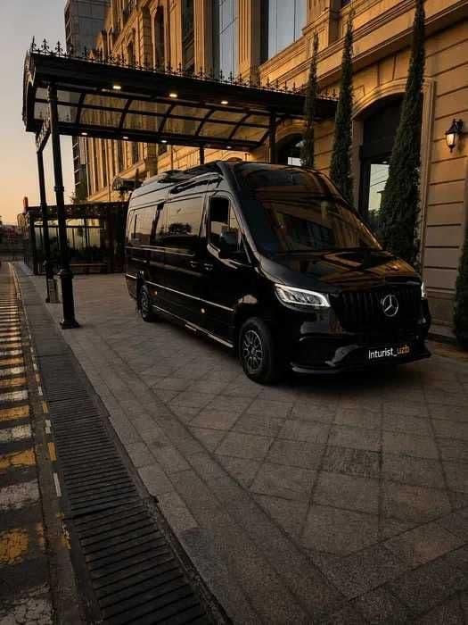 VIP Черный Mercedes Sprinter | Бизнес трансфер | Встреча | Провод | — 1
