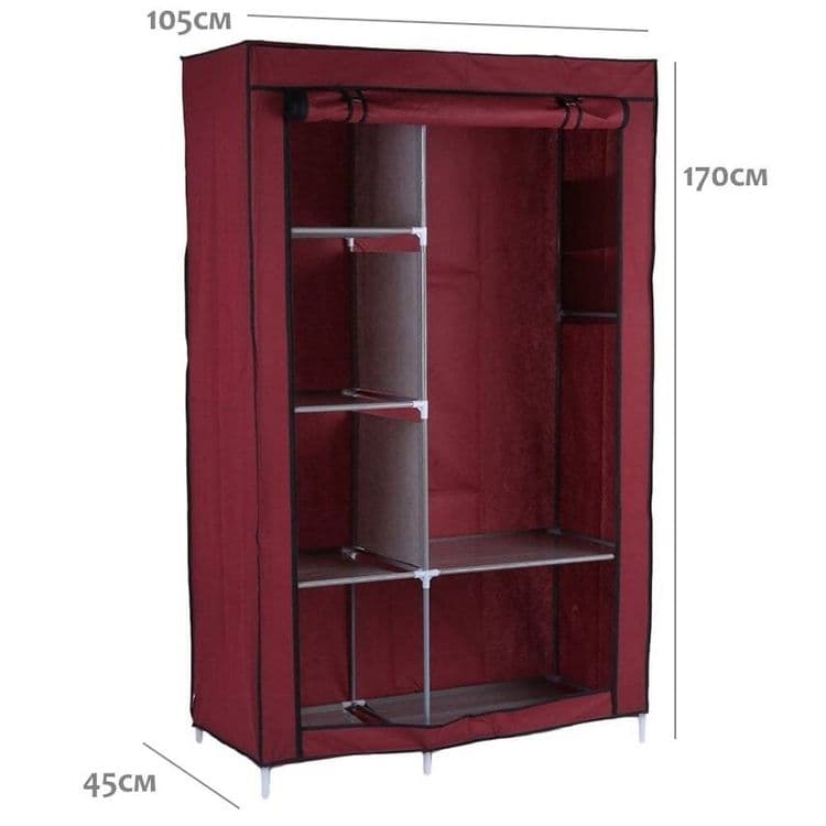 Тканевый модульный шкаф 105×45×170 оптом — 4