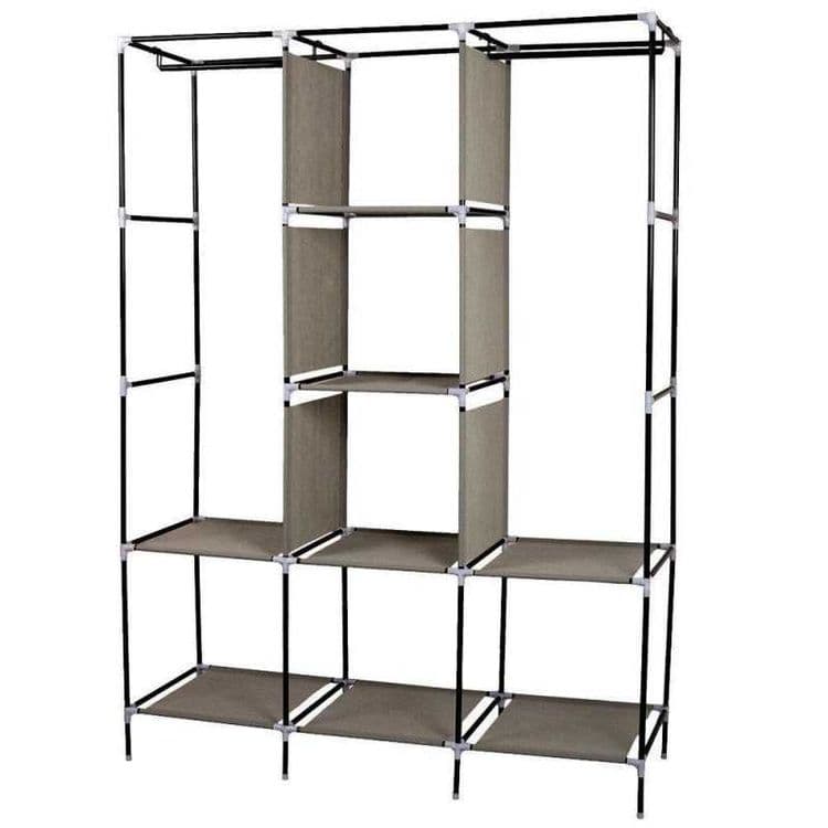 Шкаф складной каркасный тканевый 3х секционный kravat spalniy mebel — 8