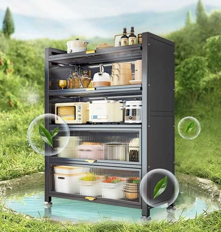Универсальный шкаф витрина для кухни и гостиной — 5