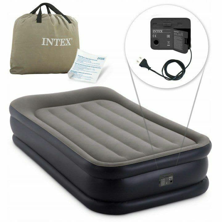 Кровать надувной-191х99х42 см. Intex-64132. Доставка бесплатно — 1