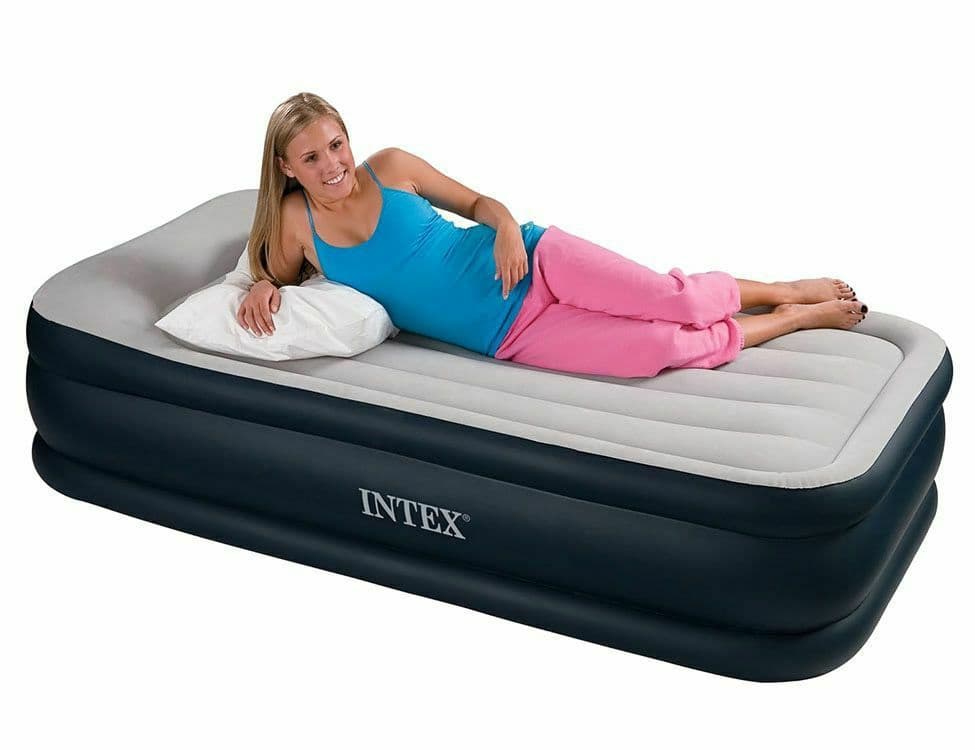 Кровать надувной-191х99х42 см. Intex-64132. Доставка бесплатно — 2