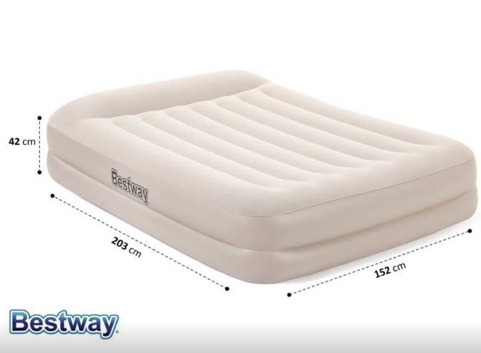 Кровать надувной-203x152x42 см. Intex-67696. Доставка бесплатно — 2