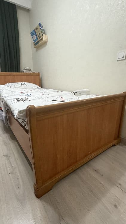 Кровать односпальная 90*200 / дерево — 4