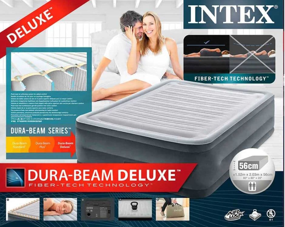 Матрас надувной Intex-203х153х56 см. Самый высокий Доставка бесплатно — 2