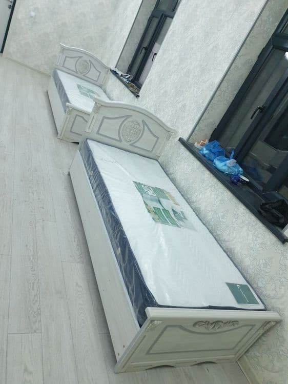 Krovat bir kishilik fasad mdf — 7