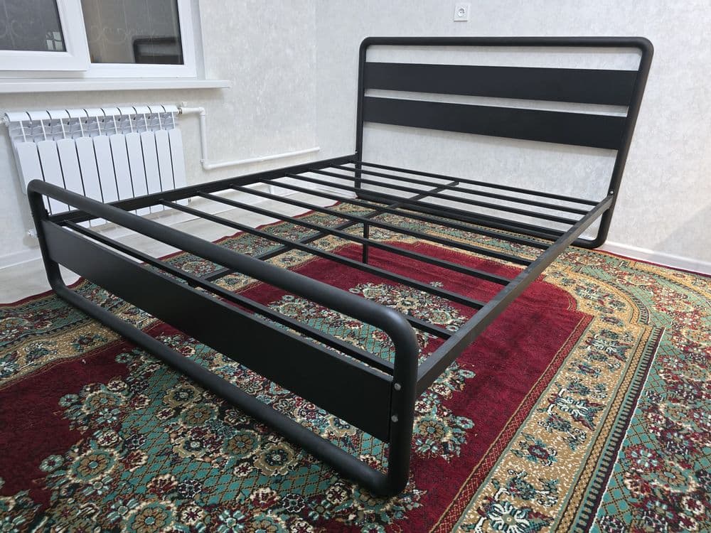 Металлическая современный кровать. Zamonaviy evro stil kravat. — 3