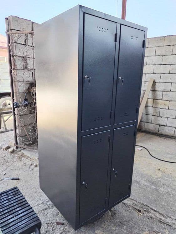 шкаф железный металлический  для документов  и раздевалки  185x80x80см — 2