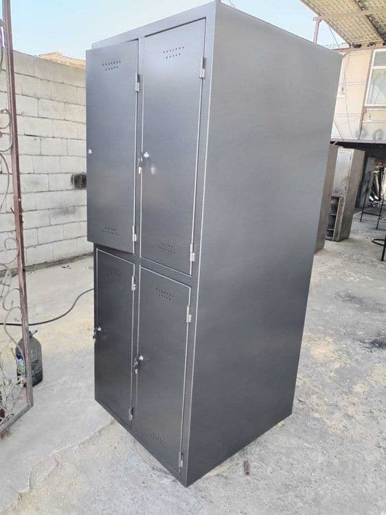 шкаф железный металлический  для документов  и раздевалки  185x80x80см — 4