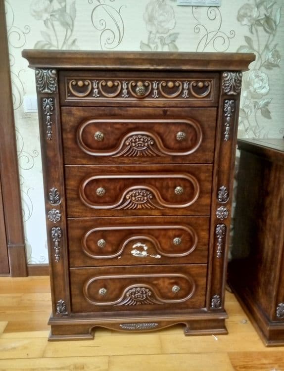 Spalniy Garnitur Klassik Lyuks Mebel Komplekti Sotiladi — 6