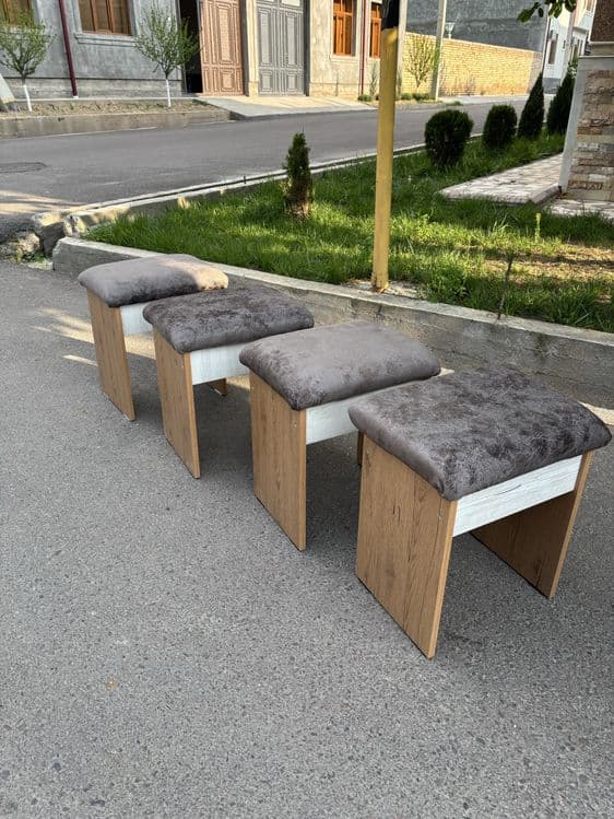 Taburetka yumshoq mebel Табуретки мягкие birinchi qol arzon narxl — 1