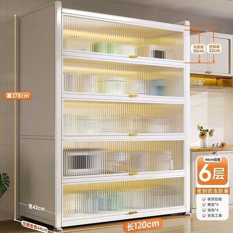 Kichik oshxona uchun metall polkalar | Компактные кухонные полки — 1