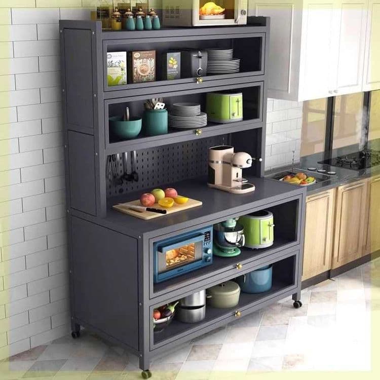 Кухонный сервант для посуды и хранения / Oshxona shkafi — 2