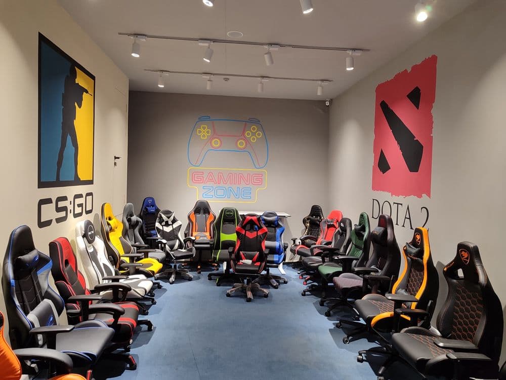Компьютерное игровое геймерское кресло модель  Dota,Cougar,Razer,GTX — 1