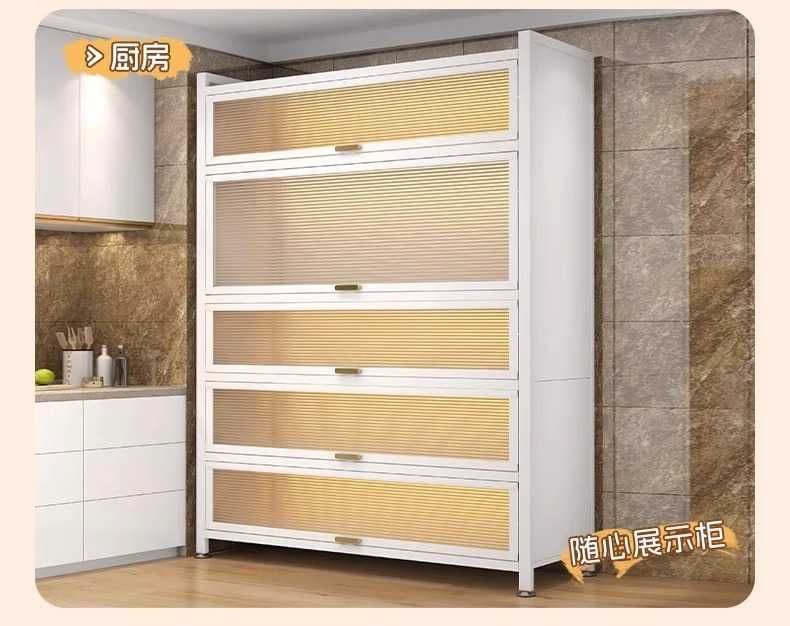 Ofis mebel – shkafi shaffof eshiklar bilan | Кухонный шкаф — 6
