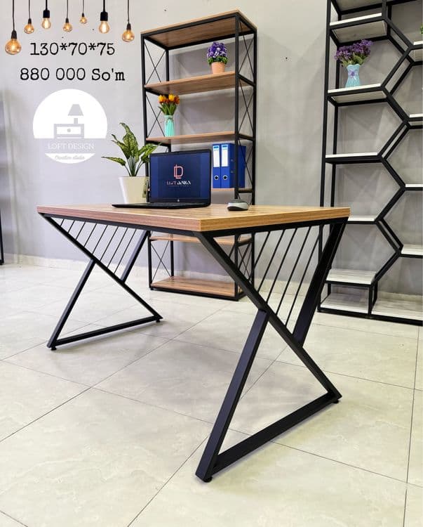 LOFT STOLLAR OPTOM VA DONAGA|Компьютерный стол|Письменный стол|Парта — 8