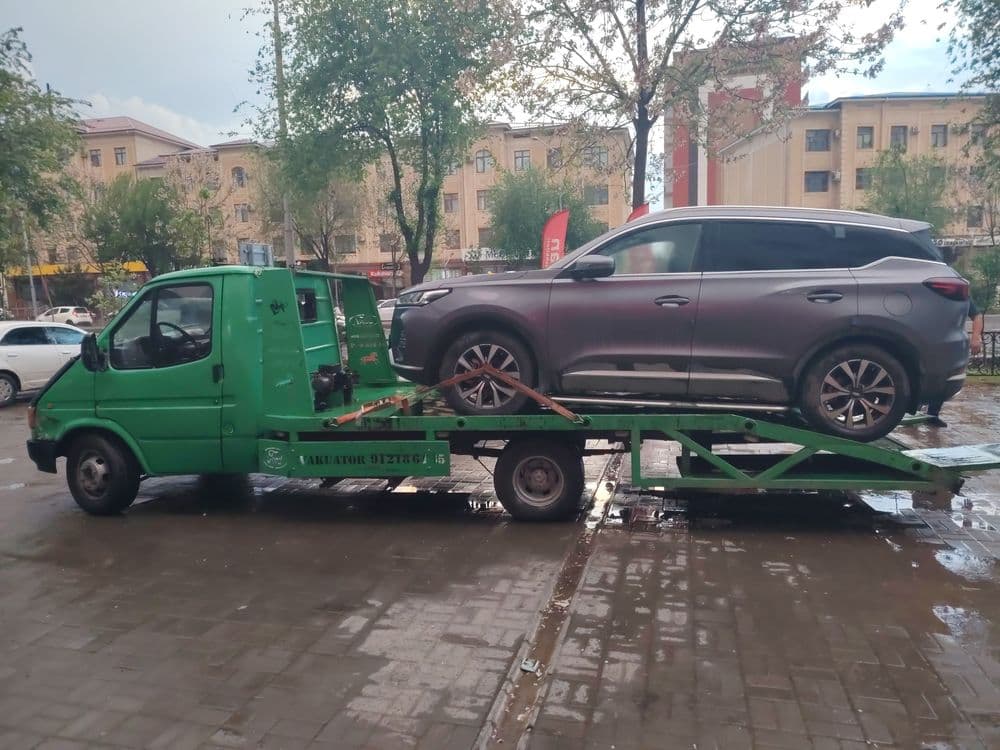 Evakuvator hizmati Qashqadaryo viloyatlar aro 24/7 xizmatda — 1