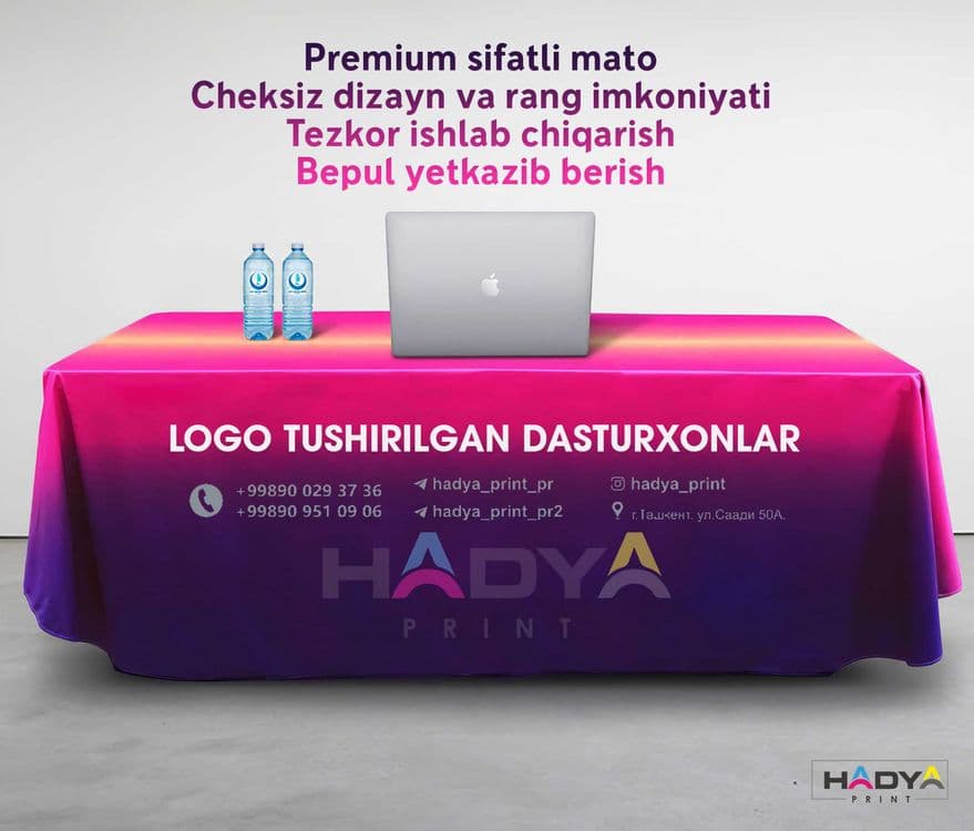 Logo tushirilgan maxsus dasturxonlar — 1
