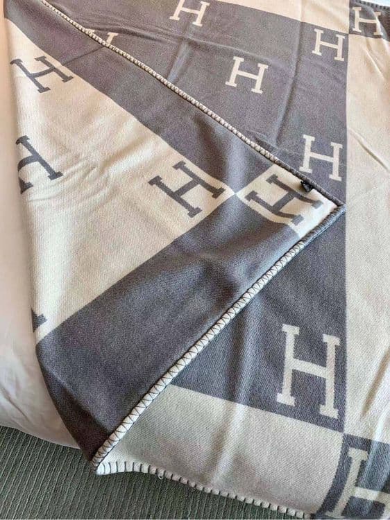 Плед Hermes 1:1, в подарочной упаковке — 5