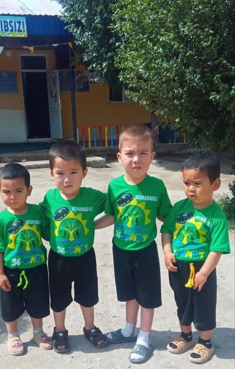 Bog'cha kiyim fudbolka shortik — 5