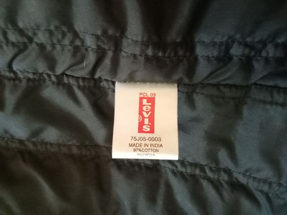 Куртка Levi's пропитка ( made in INDIA ) водоотталкивающая — 3