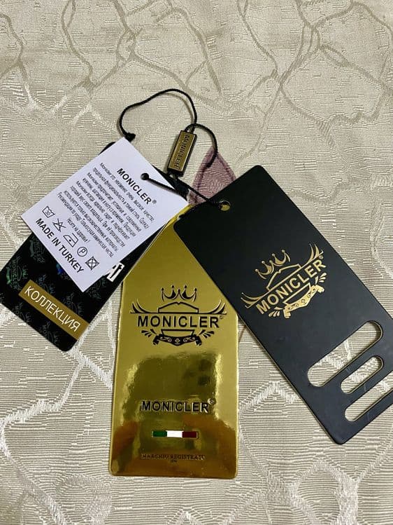 Куртка мужская. Осень-зима. Турция. Moncler. Размер 54-56. Темносиняя. — 7