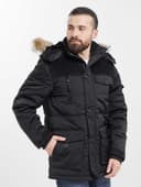 Зимняя мужская куртка пуховик аляска [M-3XL]