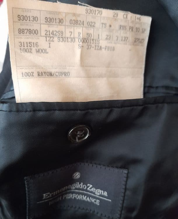 Мужской костюм, ZEgna,изготовлено в Испании. — 2