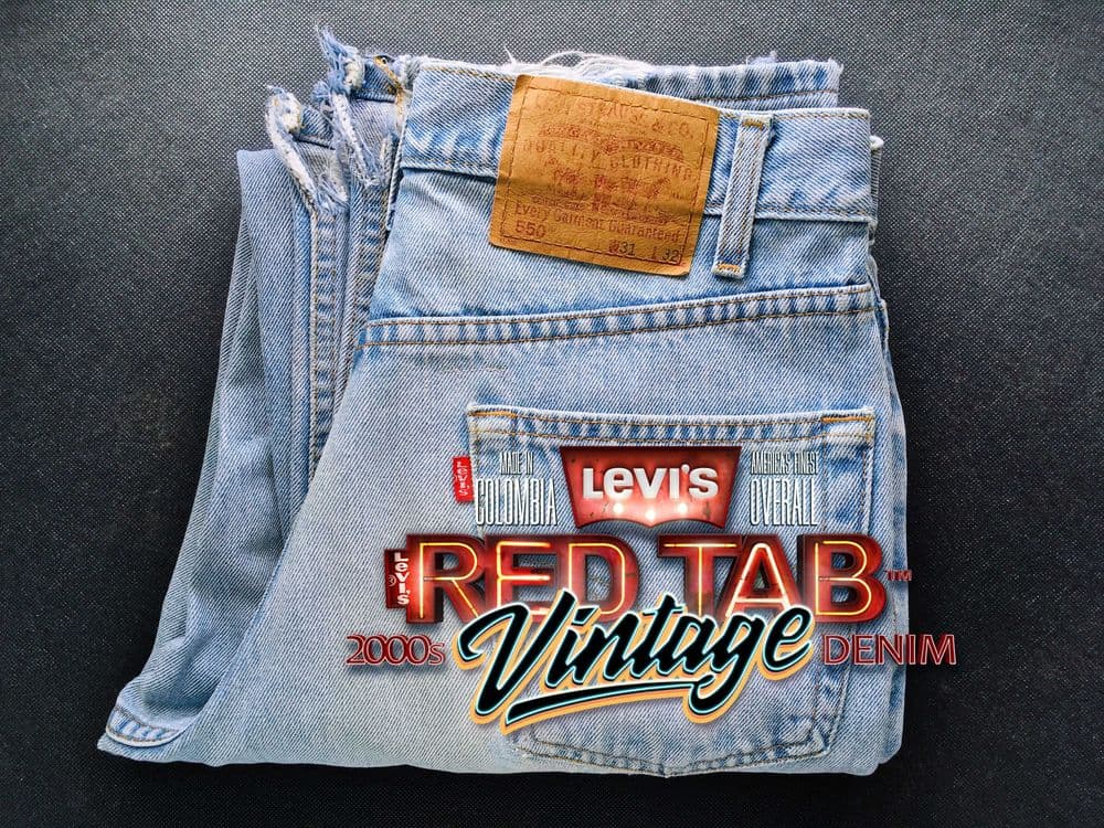 VINTAGE 2000 Colombia Made LEVI'S® 550™ Relaxed Fit Jeans — W31 L32 — 1