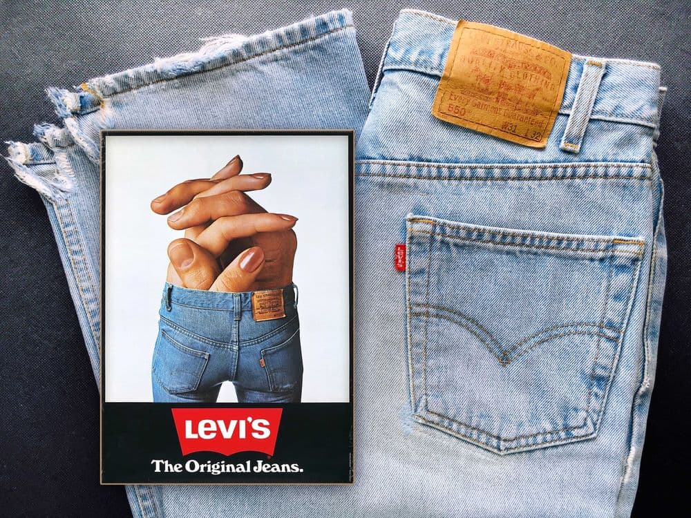 VINTAGE 2000 Colombia Made LEVI'S® 550™ Relaxed Fit Jeans — W31 L32 — 8