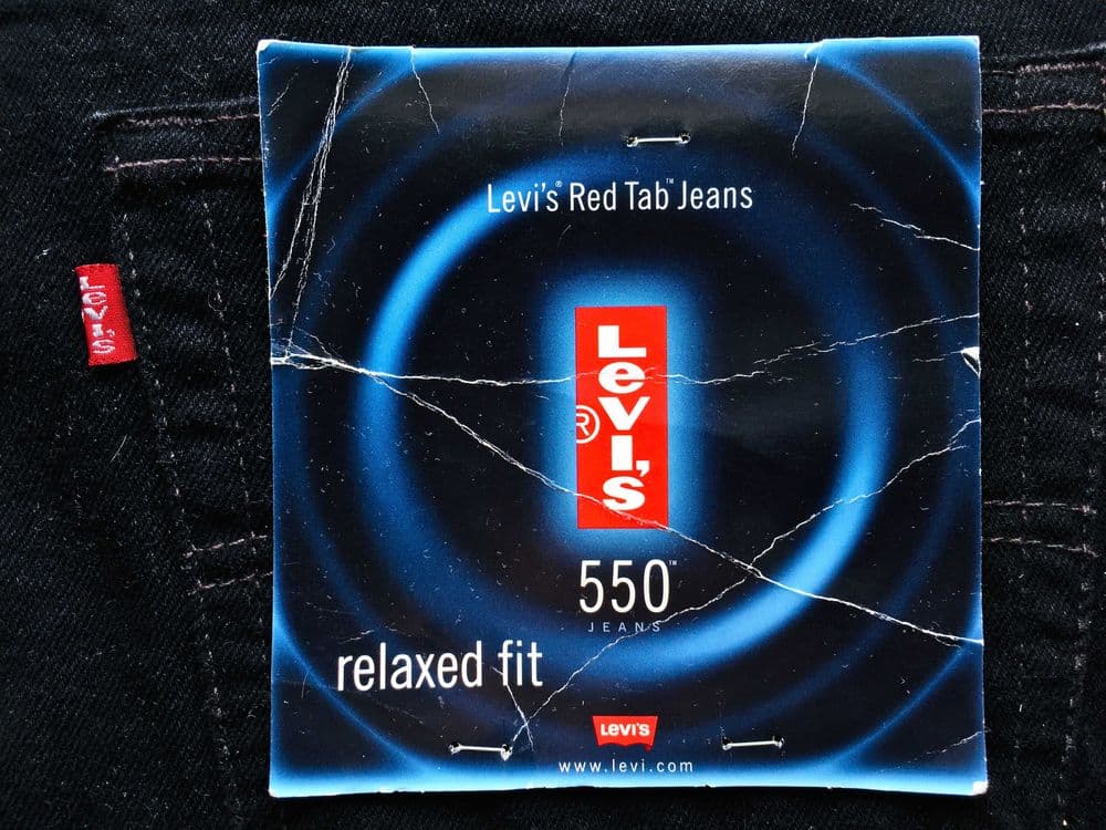VINTAGE 1999 Made in Mexico LEVI'S® 550™ Relaxed Fit Jeans — W32½ L36 — 7