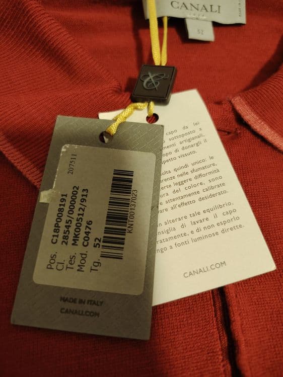Италянский бренд финка Canali — 2