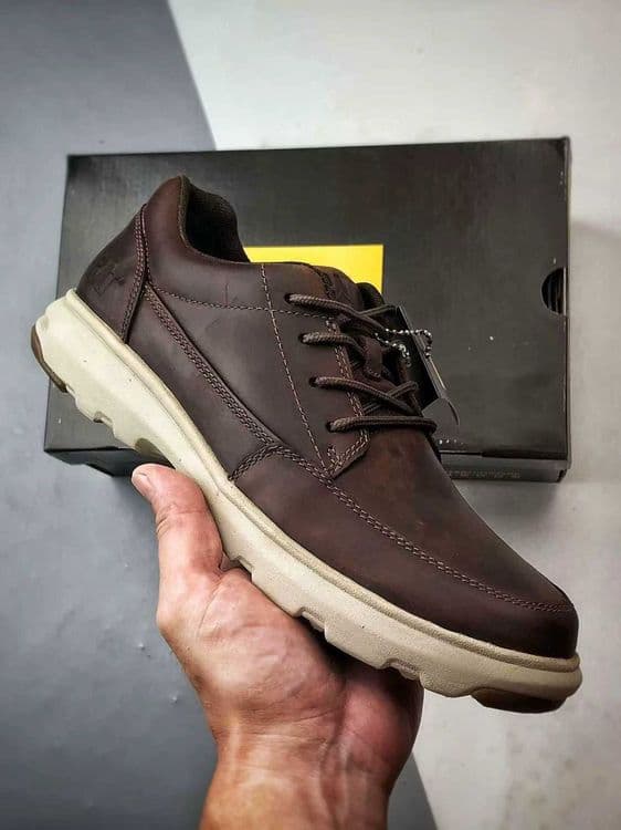 Туфли мужские кожаные CAT Ease, легкие мокасины на лето и осень 39-44 — 1