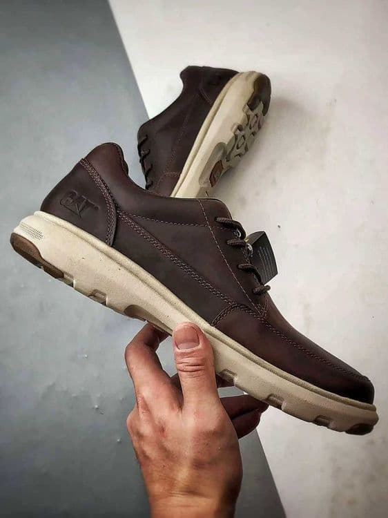 Туфли мужские кожаные CAT Ease, легкие мокасины на лето и осень 39-44 — 2