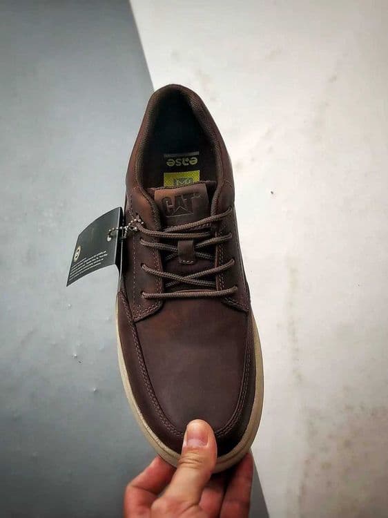 Туфли мужские кожаные CAT Ease, легкие мокасины на лето и осень 39-44 — 3