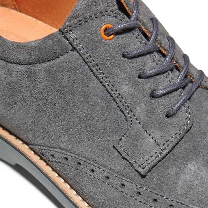 Мужские Оксфорды Timberland City Groove Brogue(серые) — 2