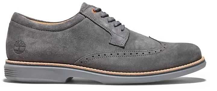 Мужские Оксфорды Timberland City Groove Brogue(серые) — 6