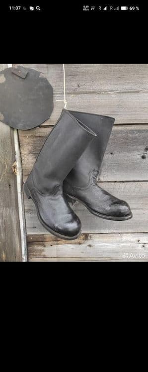 Сапоги кирзовые, новые. — 2