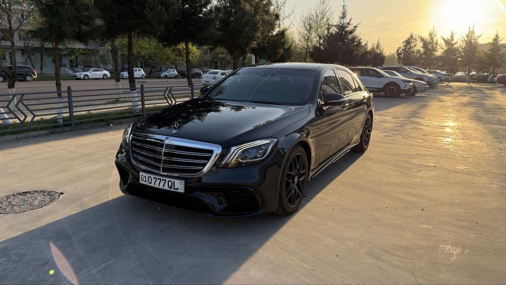 Mercedes-Benz w222 s500 4matic avtomobilida transfer xizmatlari ! — 1