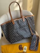 Женская сумка гоярд, goyard, вместе с своим мини кошельком