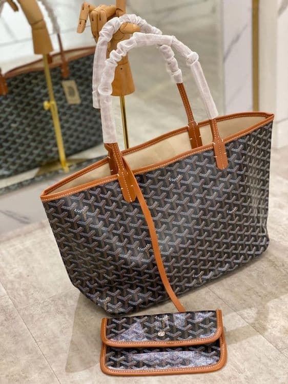 Женская сумка гоярд, goyard, вместе с своим мини кошельком — 2