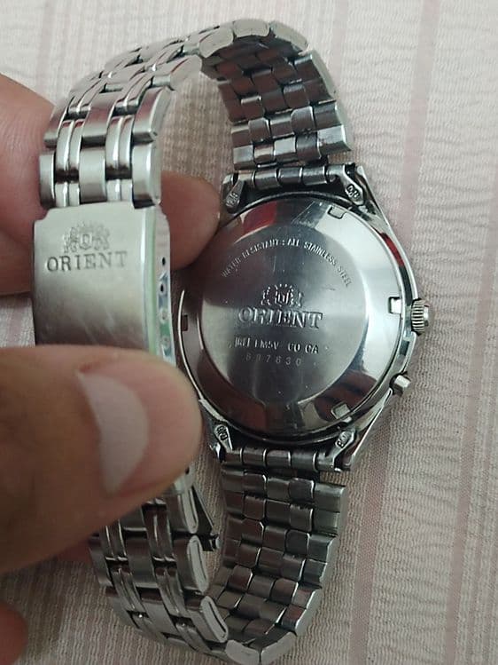 Час Ориент автоподзавод, винтажные (Orient Crystal) — 4