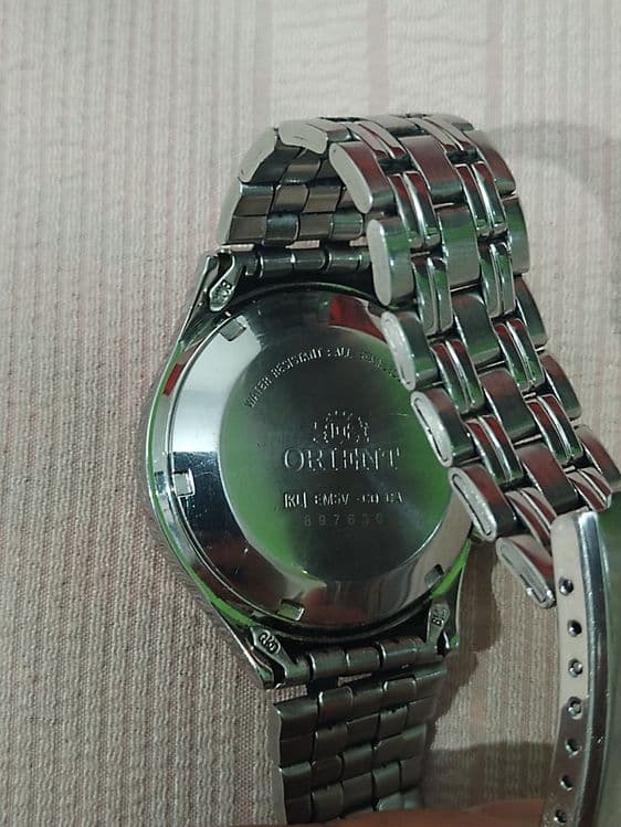 Час Ориент автоподзавод, винтажные (Orient Crystal) — 5